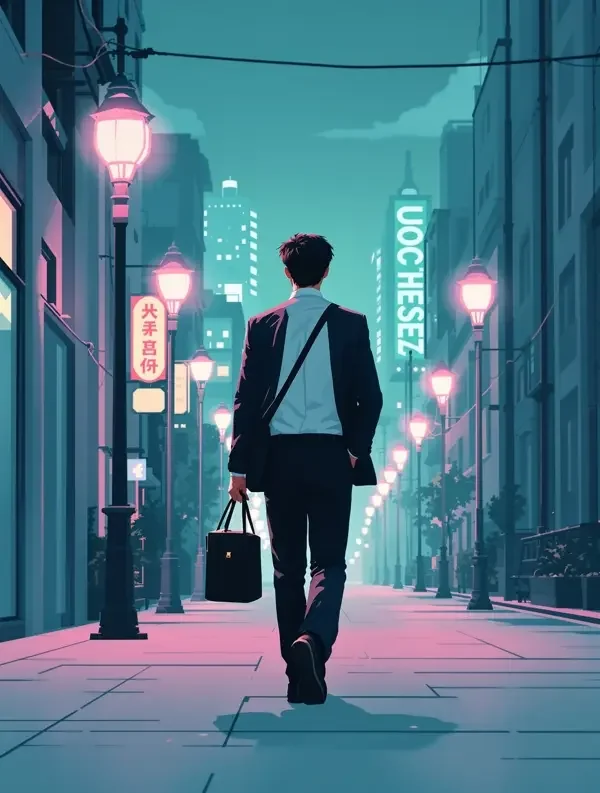 都市夜归人 在线观看 - AI漫剧 都市夜归人 短剧封面